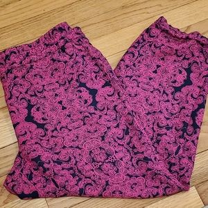 Ann Taylor Pink and Navy Jogger Size 8P